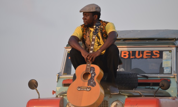 Leo Mkanyia, band leader Swahili Blues Band.