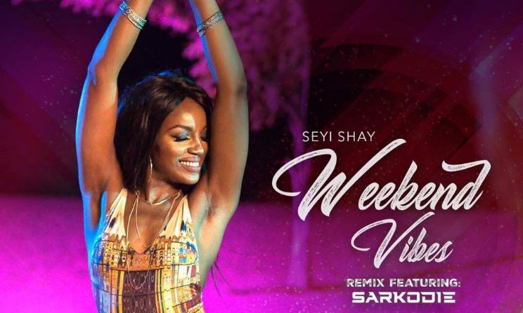 Seyi Shay and Sarkodie team up for Weekend Vibes remix. Photo: Martini