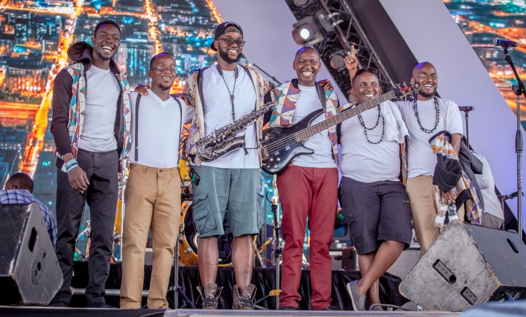 Shamsi Music during this year's Safaricom International Jazz Festival in Nairobi.