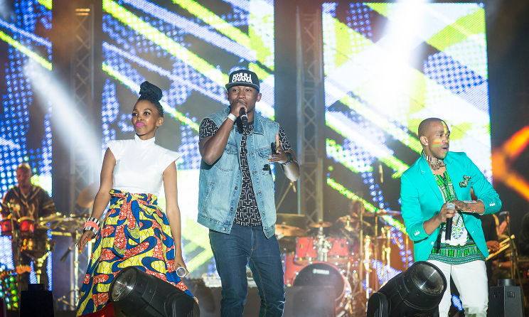 Khuli Chana and Mafikizolo performing at Macufe Cultural Festival in 2016. SACO conducted a study on the festival.