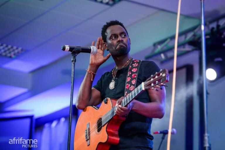 Maurice Kirya is looking for more album sales online.