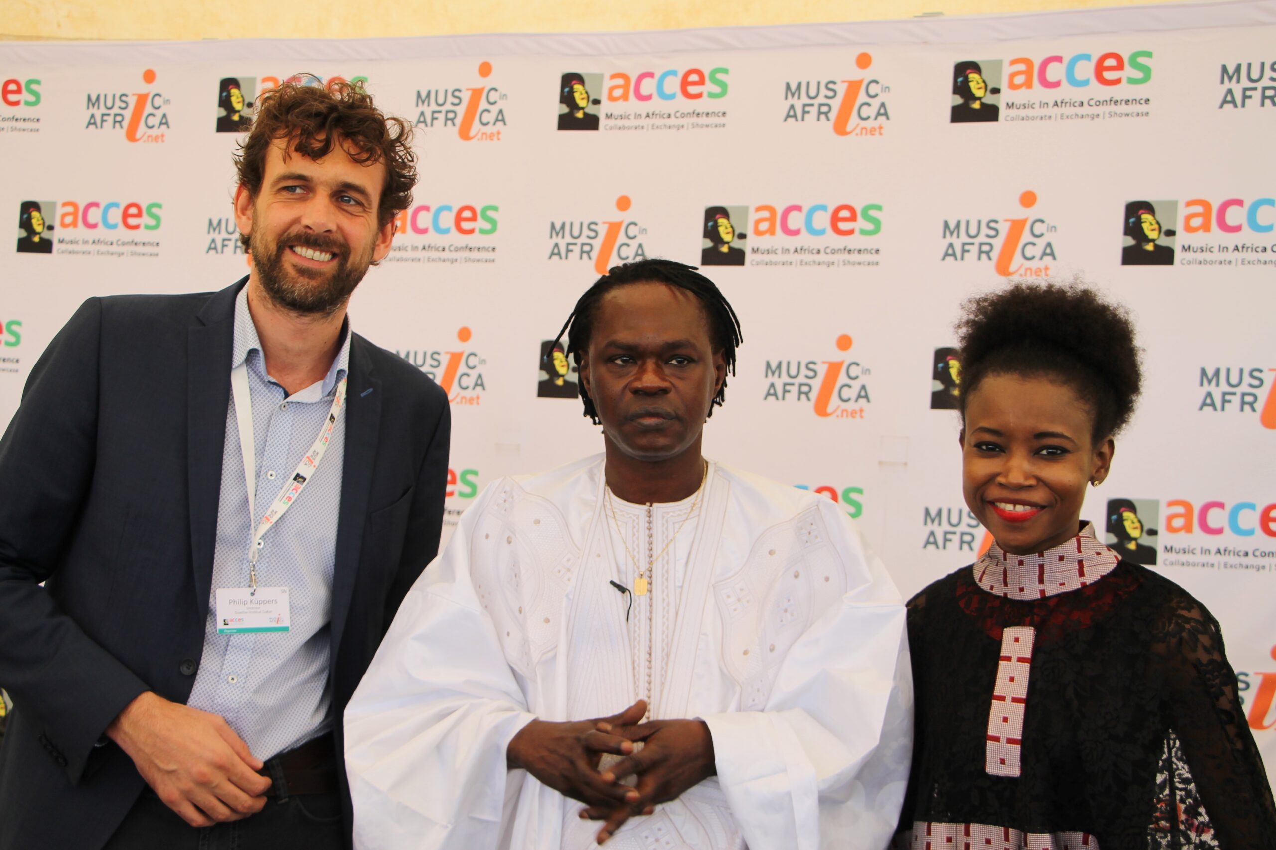 Philip Kuppers, Baaba Maal et Aisha Dème (de g à d - Photo) : Thomas Ayissi