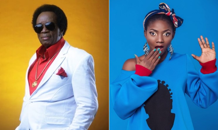 Victor Uwaifo has said Simi's 'Joromi' was released without his permission. Photo: BN