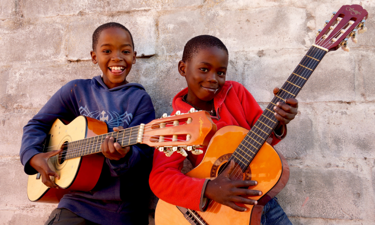 Music education in Africa is vital for the well-being of the sector. Photo: Playing For Change Foundation
