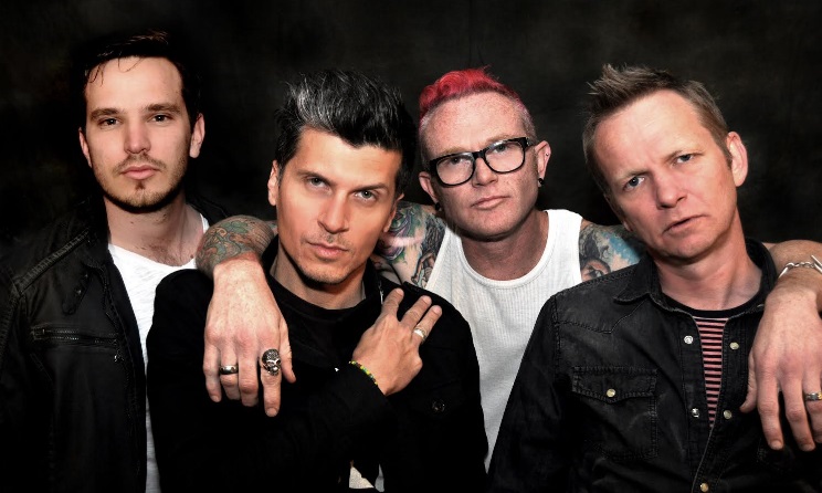 Jonathan Bell, Martin Cito Otto, Martin Schofield and Wade Williams of South African rock band Wonderboom.
