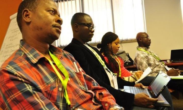 Les participants à un atelier organisé par Music In Africa au Kenya en 2013
