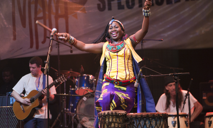 Awa Sangoh performing at MASA 2016.