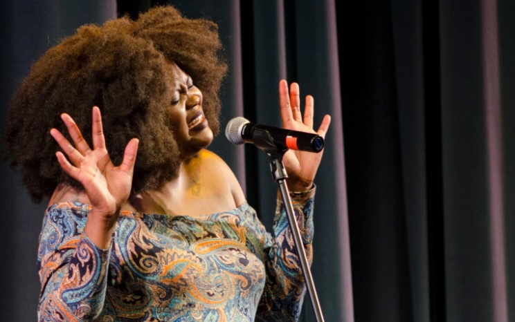 Buhle Mda of The Soil at the National Arts Festival in 2017. Photo: Harold Gess