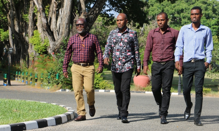 L-R: Nguza Viking, Francis Nguza, Johnson Nguza and Nguza Mbangu.