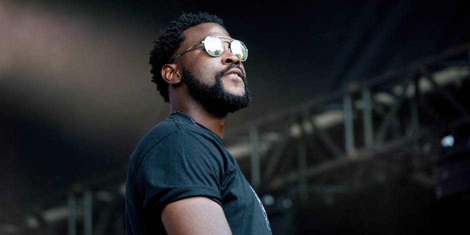 Le rappeur d'origine congolaise Damso. Photo: JC Guillaume.