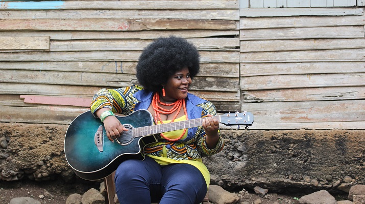 Nelida Karr, chanteuse de la Guinée équatoriale. Photo: DR