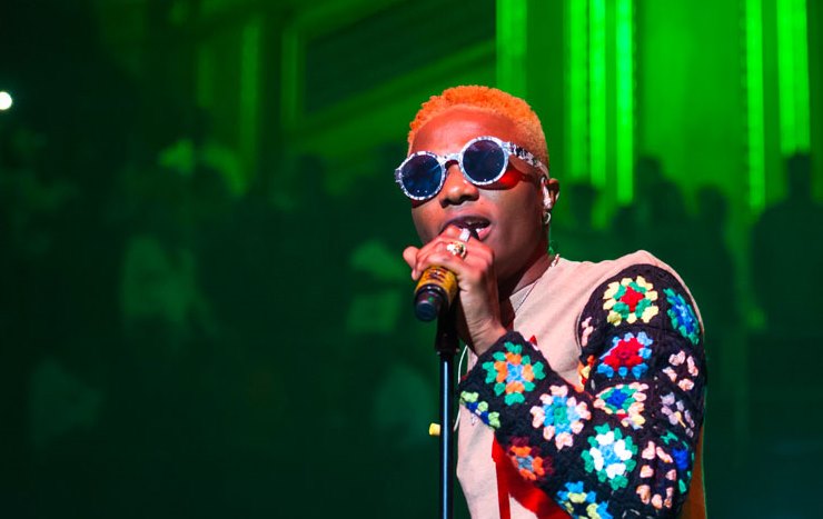 Wizkid pendant un concert à Londres en septembre 2017 ( Photo ) : Trace TV