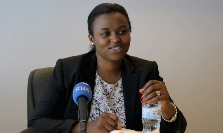 The AGDF's Francine Uwamariya says the song is available as a caller tune.