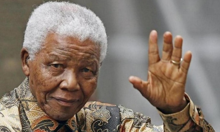The late Nelson Mandela.