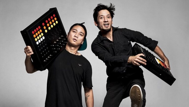 Zhi Mc and Buddysym from the EDM duo of Symbiz Photo : Courtesy