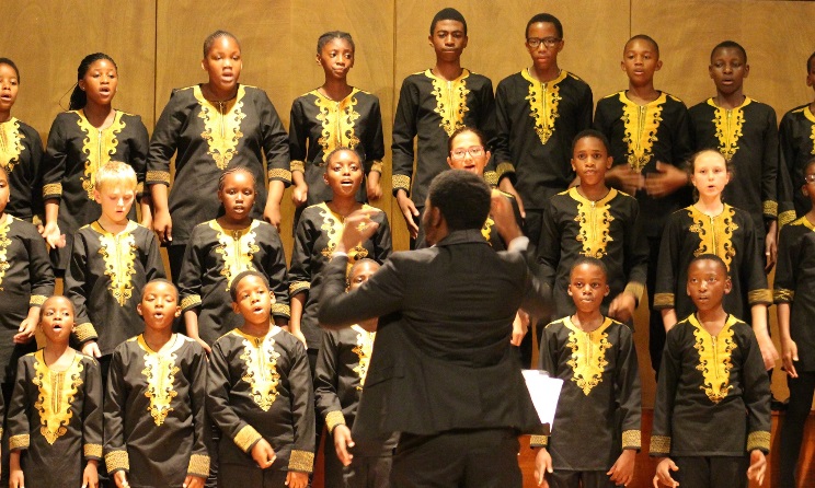 Zimbabwean choral group Choice Children's Choir.
