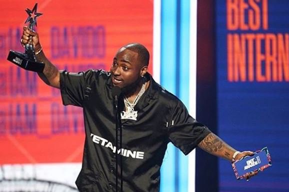 Davido, Best International Act aux BET Awards 2018 (Photo) : lifestyle.thecable.ng