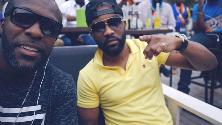 Kaysha et Fally Ipupa lors d'une rencontre à Kinshasa. Capture Youtube.
