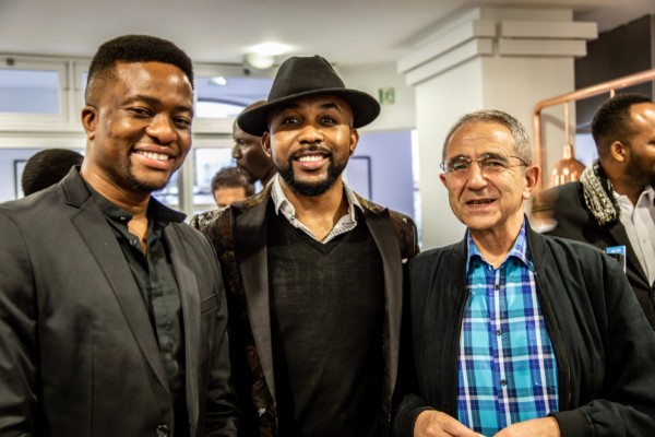 Banky W, centre, spoke at the London Business School Africa Business Summit. Photo: BN