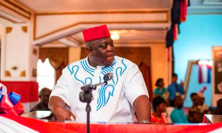 DJ Blue seeks to fill George Weah's vacant senate seat. Photo: ICAITM