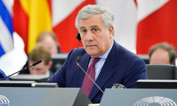 European Parliament President Antonio Tajani.