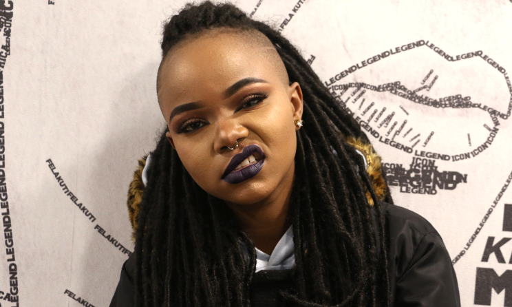 Rosa Ree turns to the mic when someone makes her mad. Photo: Music In Africa