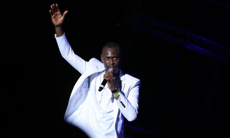 King Kaka at the Twaweza Live concert in Meru.