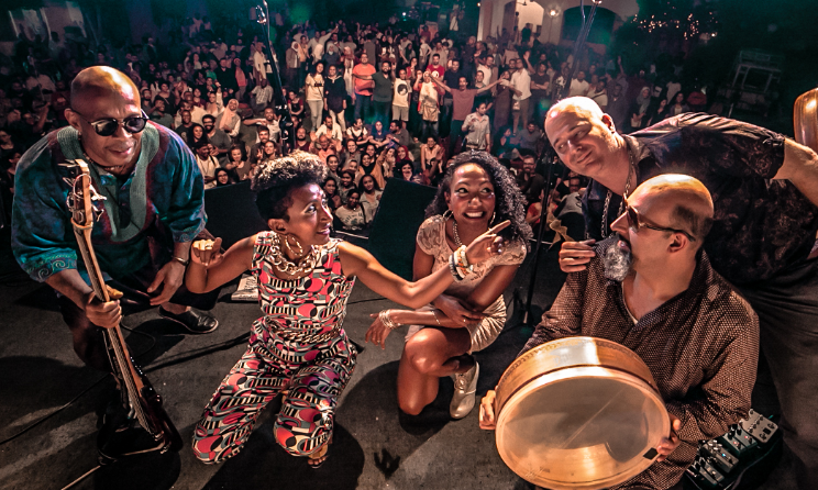 Alsarah and the Nubatones held a memorable concert in Cairo, Egypt. Photo: CNL Music