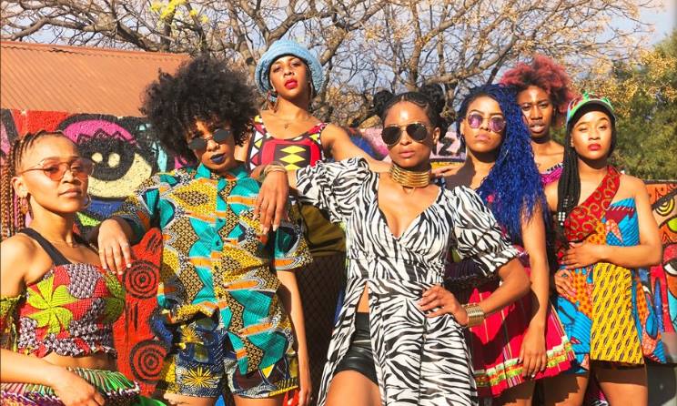 Ciara poses with dancers from South Africa on the cover for the Tekno and Tiwa Savage assisted 'Freak Me'.