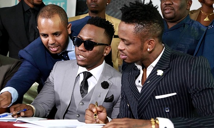 Rich Mavoko and Diamond Platnumz.
