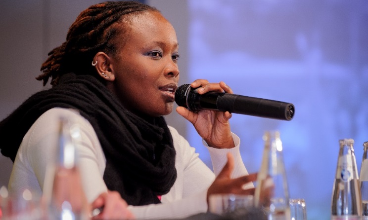 Kenyan researcher and analyst Nanjira Sambuli speaks at a previous re:publica event. Photo: re:publica