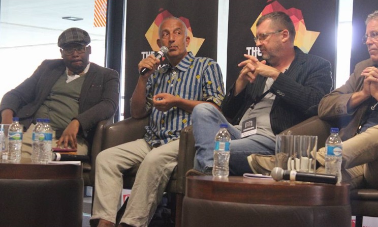 Sauti za Busara festival director Yusuf Mahmoud speaking at a previous KZN Music Imbizo. Photo: Facebook
