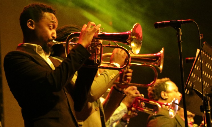 The Horn Summit paid a special tribute to the late Hugh Masekela. Photo: Music In Africa