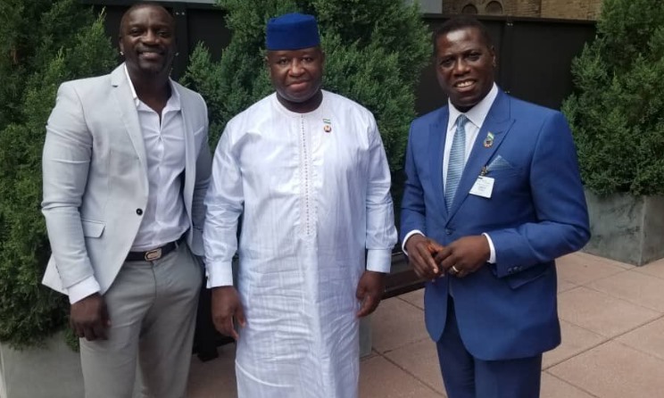 Akon plans to bring solar-powered electricity to Sierra Leone.