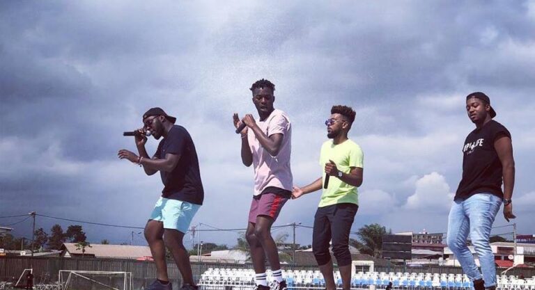 le groupe gabonais BGMFK. (Photo) : BGMFK/Facebook.