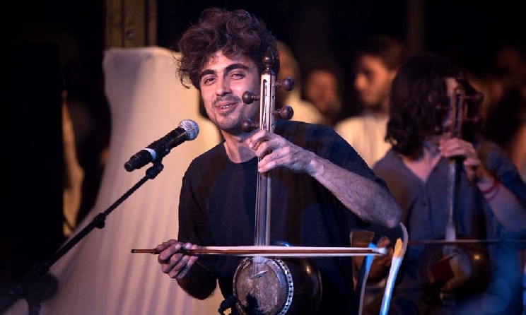 Israeli kamancheh player Mark Eliyahu. Photo: Shmulik Balmas Photography