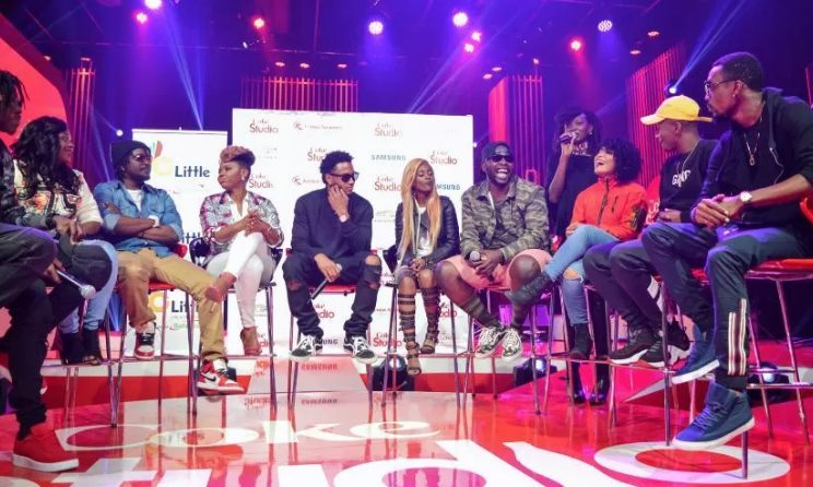 Stars at a Coke Studio Africa show.