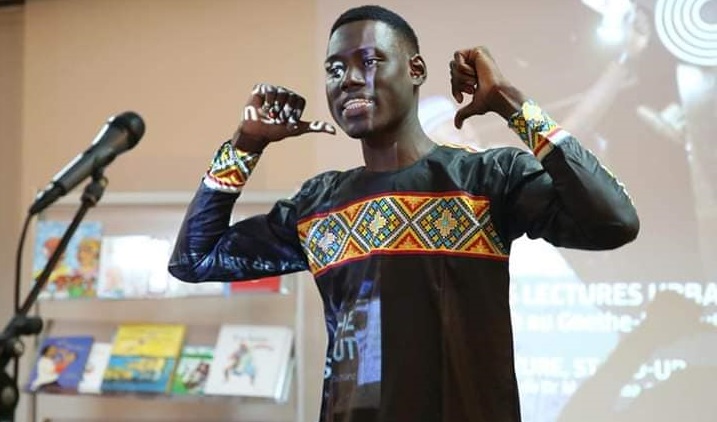Al Faruq, vainqueur de la Coupe d’Afrique de Slam Poésie (Photo) : Stéphanie Nikolaïdis