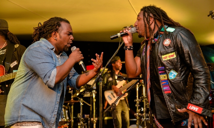 Mauritian musician Jason Lily (left). Photo: Facebook