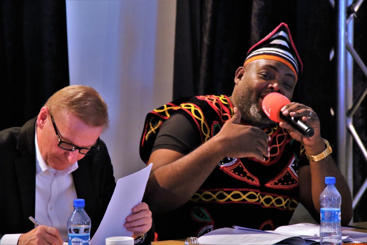 MIAF deputy chairperson Serge Maboma speaks during the recently concluded AGM in Nairobi, Kenya.