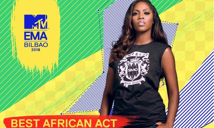 Tiwa Savage won the Best African Act Award at the 2018 MTV EMAs.