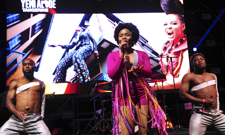 Nigerian singer Yemi Alade performing at Midem 2018. Photo: Midem