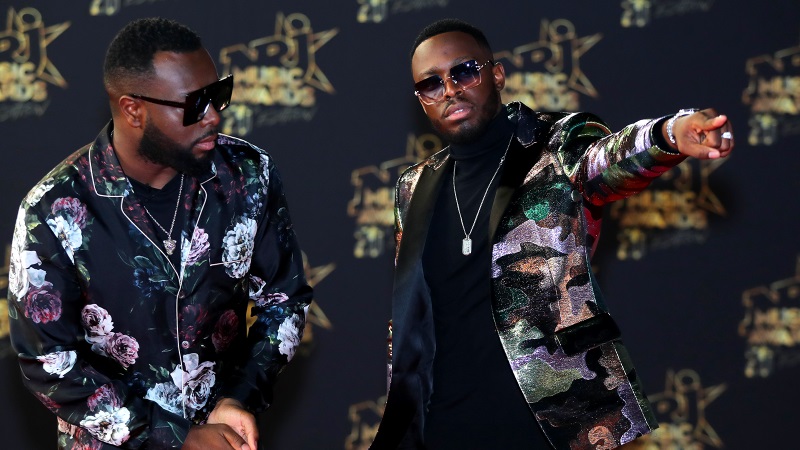 Maître Gims et son frère Dadju aux NRJ Music Awards (novembre 2018). (photo): droit réservé.