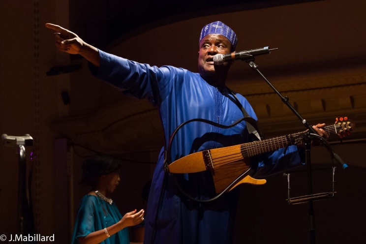 Le chanteur sénégalais Ismaël Lô (Photo) : J. Mabillard
