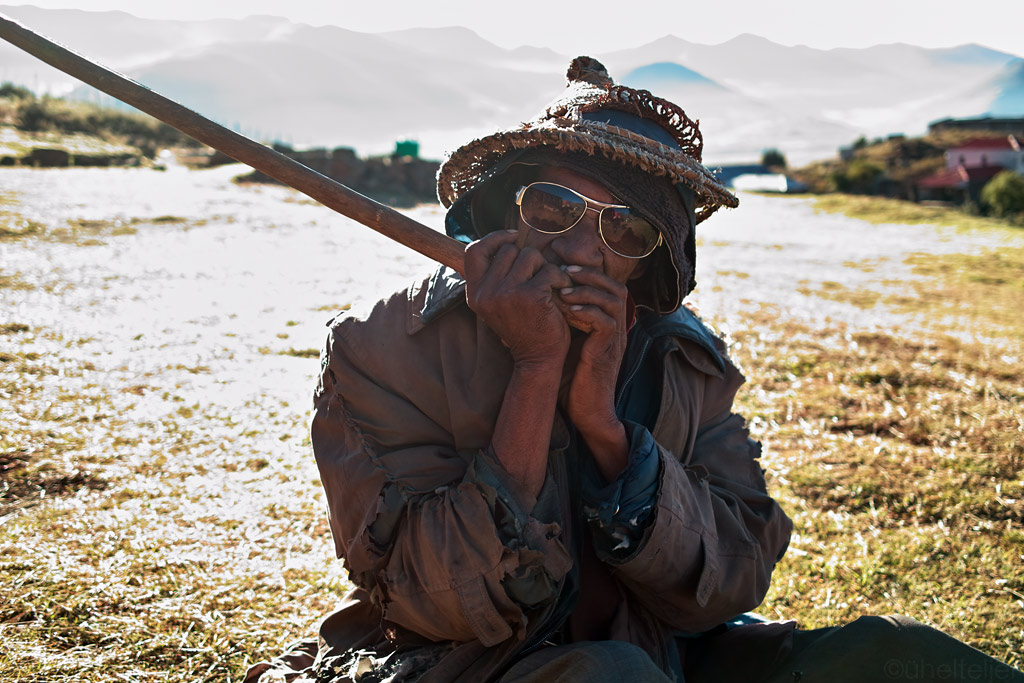 A lesiba player in Lesotho. Photo: Tsiklonaut