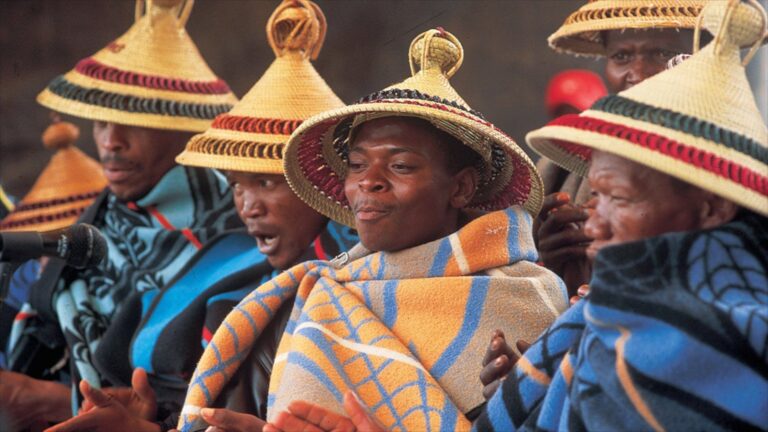 Lesotho's many spiritual traditions are usually accompanied by music. Photo: Pinterest