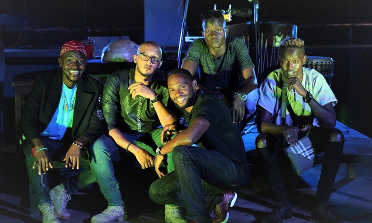 Some of the artists who performed at the Andariya Road Show concert in Uganda.