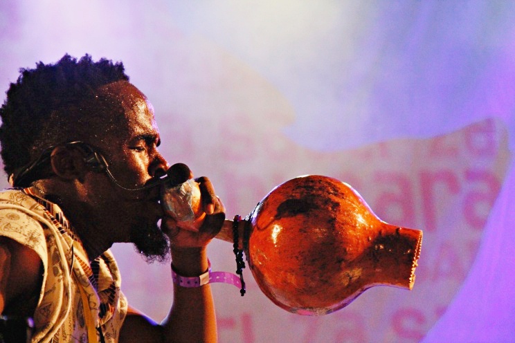 Malawian musician Faith Mussa at Sauti za Busara 2019. Photo: Rashde Fidigo