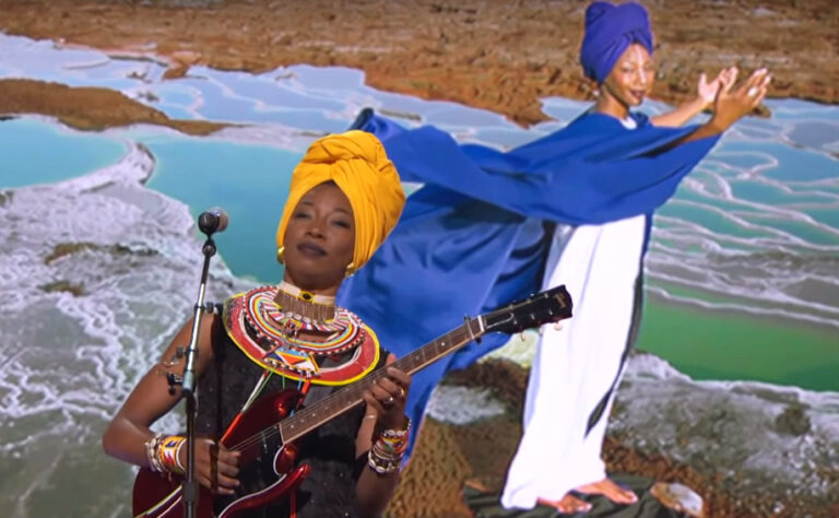 Fatoumata Diawara aux grammys 2019 (Photo) : capture d'écran