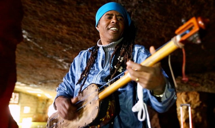 US-based Gnawa musician Hassan Hakmoun.